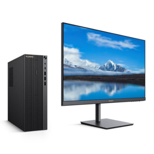 华为/Huawei Mate Station B520 台式计算机  酷睿I3 10100 8G内存 256固态 23.8寸显示器