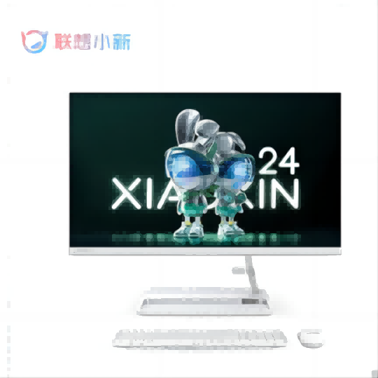 联想/LENOVO XIAOXIN 24 台式计算机  一体式台式计算机 I5 12450H 16GB 512GB 白色 23.8英寸